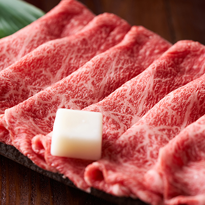 Hida beef shoulder loin for sukiyaki and shabu-shabu